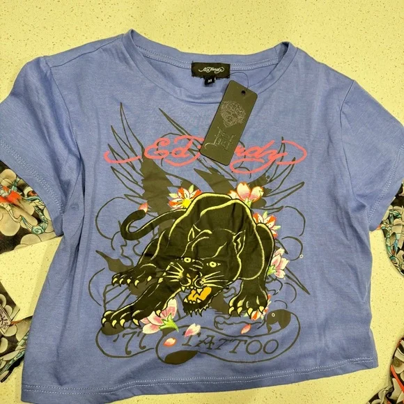 Ed Hardy RARE Jaguar Tattoo sleeve - Picture 11 of 11